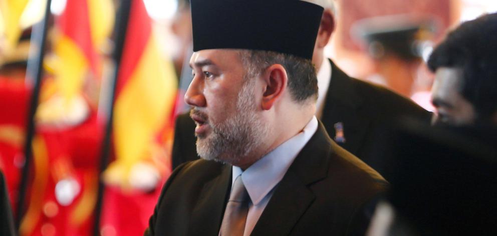 Malaysia's King Muhammad V. Photo: Reuters