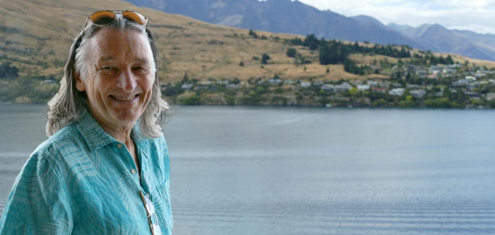 Voice and co-founder of Supertramp, Roger Hodgson, at The Rees Hotel in Queenstown today ahead of his gig at the Gibbston Valley Winery on Saturday. Photo: Joshua Walton