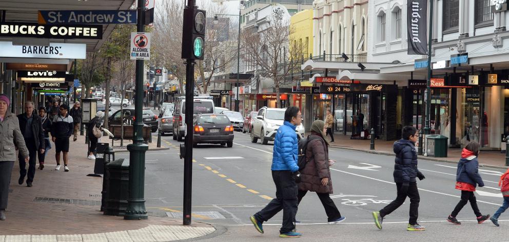 Local businesses are becoming squeezed out of the prime George St (pictured) market by national...