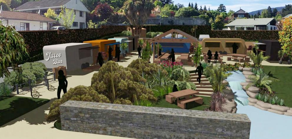 Neighbours have appealed the Queenstown Lakes District Council's decision to grant consent for a food truck garden in Wanaka. Image: Supplied