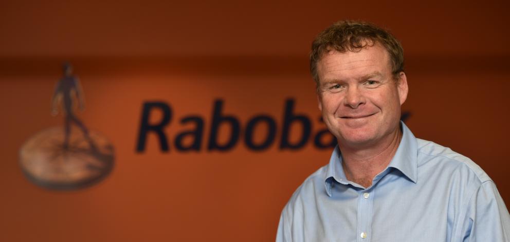 Rabobank New Zealand chief executive Todd Charteris in the bank’s Dunedin office. PHOTO: GREGOR...