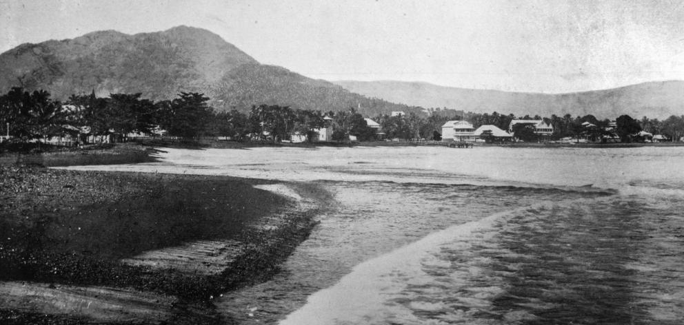 The town of Apia, Samoa and the waterfront. - Otago Witness, 14.5.1919