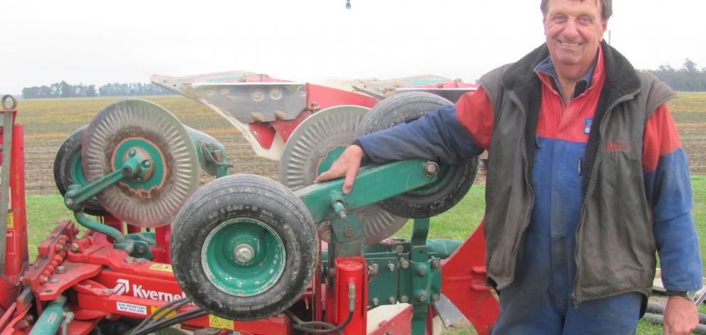 Defending national ploughing champion Bob Mehrtens, of Timaru, has done it again, winning his 11th national reversible title.