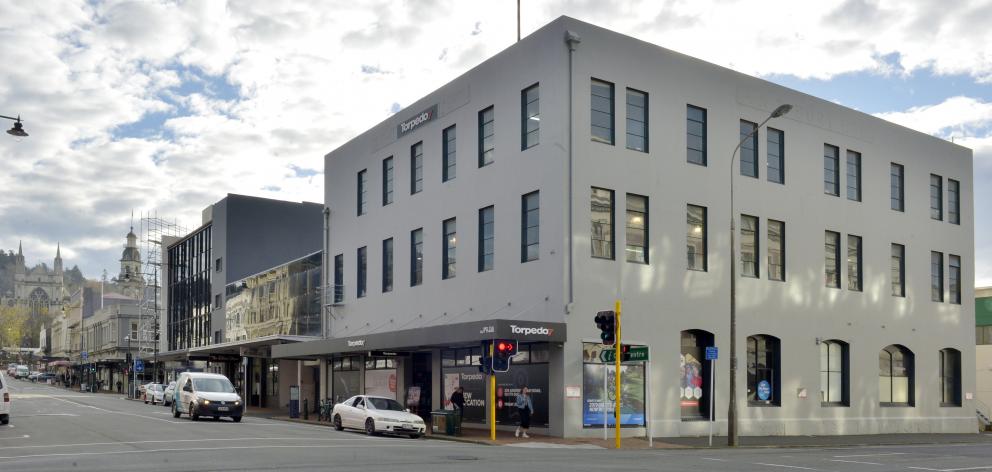 The soon to be empty A&T Burt Building in Lower Stuart St.