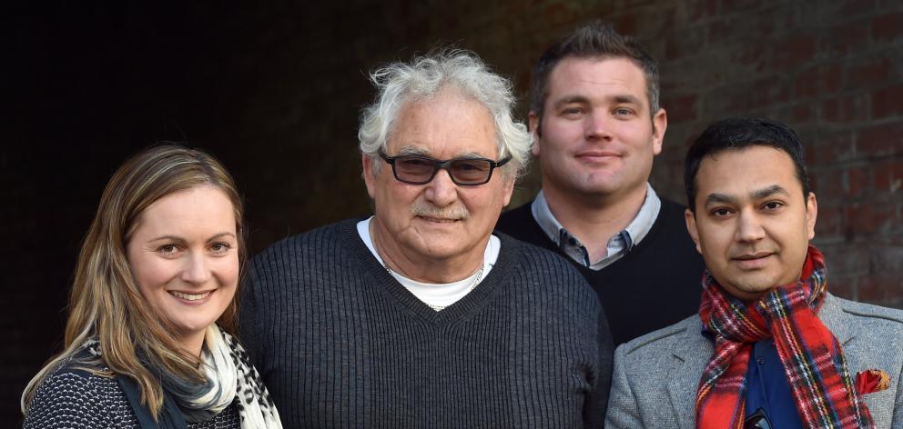Entrepreneurs (from left) Pearl O’Callaghan-Hall, Beven O’Callaghan, Jeremy Hall and Sid...