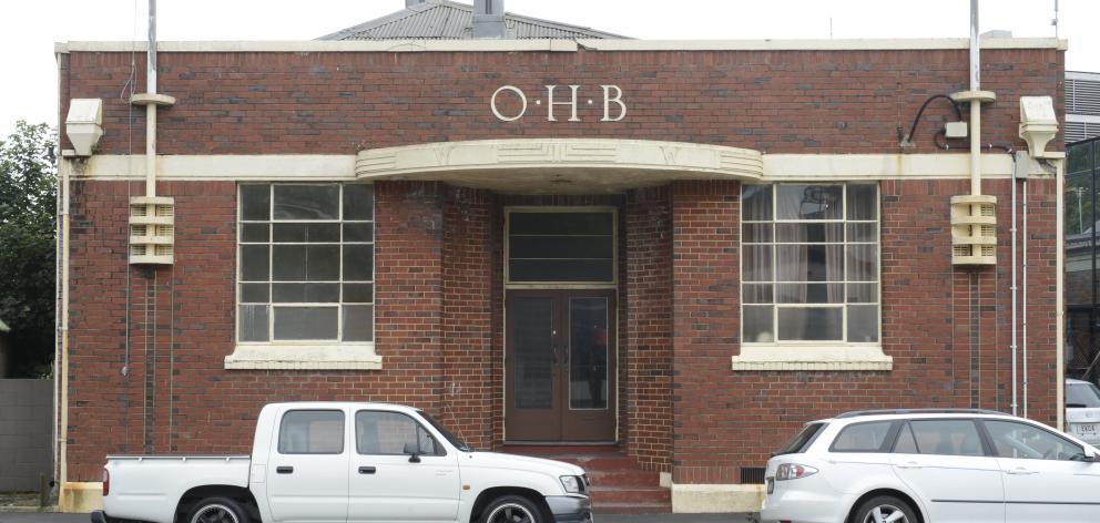 The facade of the Waterfront Industry Commission building in Port Chalmers, which could be saved...