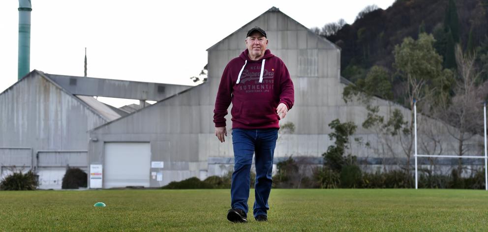 Harbour Rugby Club chairman Lance Spence, pictured at Moller Park in Ravensbourne this week, says...