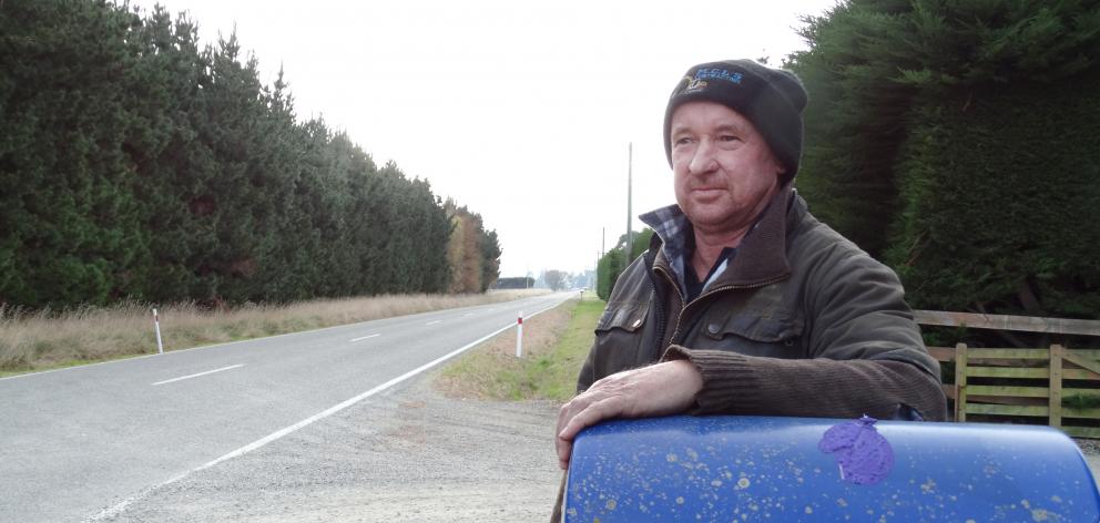 Shortland Rd resident Brent Mulligan says speeding vehicles are a common sight in the north...