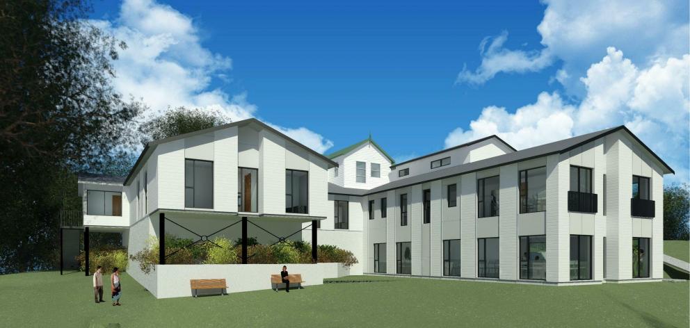 An artist's impression of the new Ashburn Hall wing. IMAGE: FELDSPAR