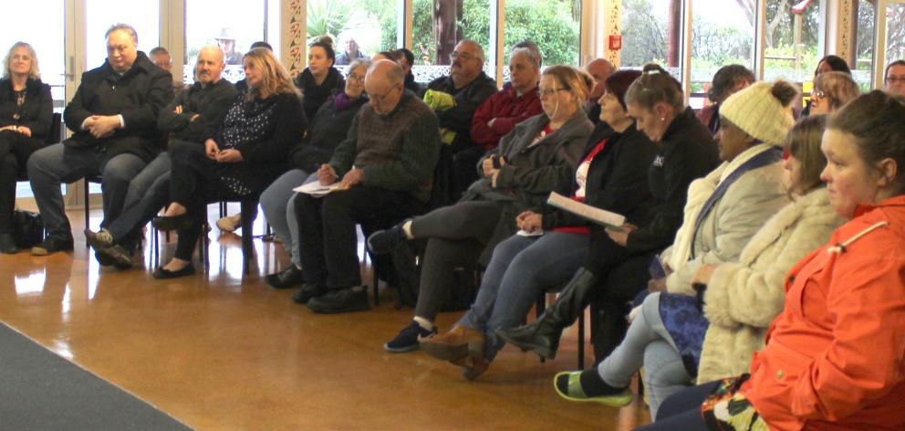 A group of about 40 people headed to a public meeting yesterday in Bluff to hear more about the...