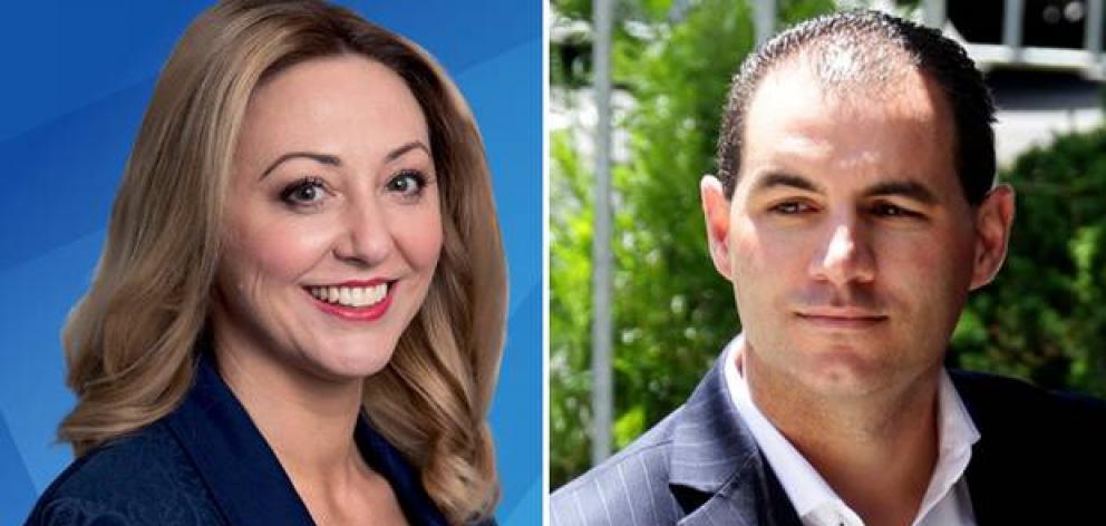 MP Sarah Dowie and former National MP Jami-Lee Ross. Photos: Supplied via NZ Herald