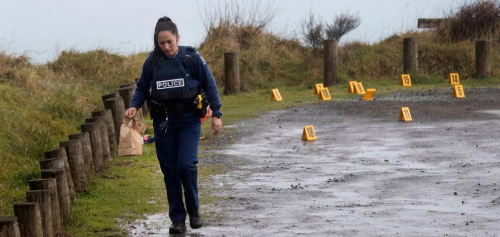 Police have been searching the carpark of the Te Toto Gorge lookout on Whaanga Rd, south of...