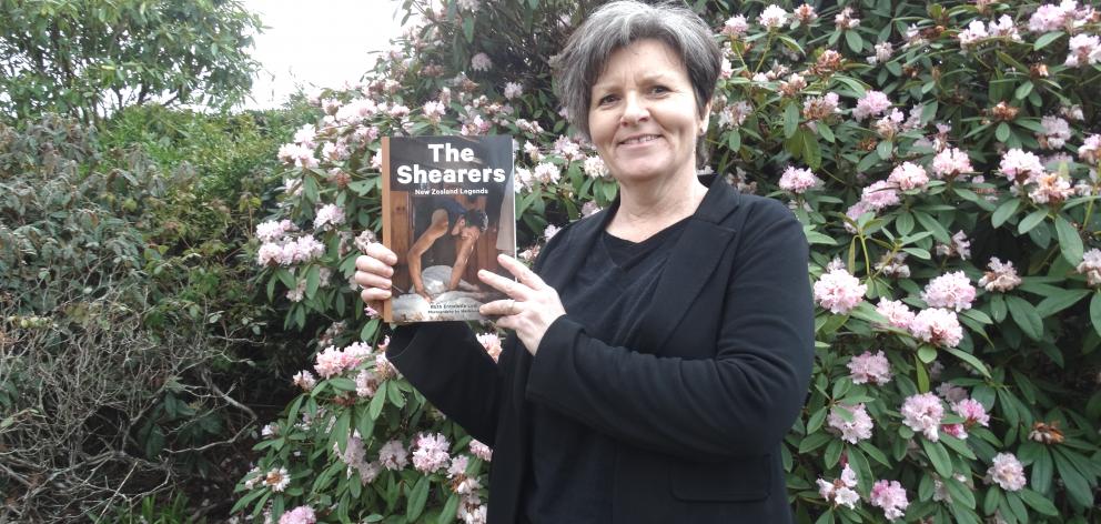 Ruth Entwistle Low, of Timaru, says her book is a window into shearing. Photo: Chris Tobin