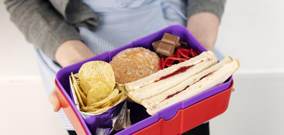 The teacher reportedly objected to crackers, biscuits and potato chips in the children's...