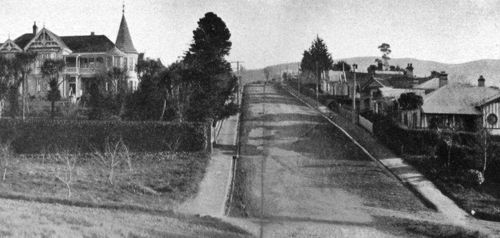 Driver's Road, Maori Hill, Dunedin. - Otago Witness, 7.10.1919. 
