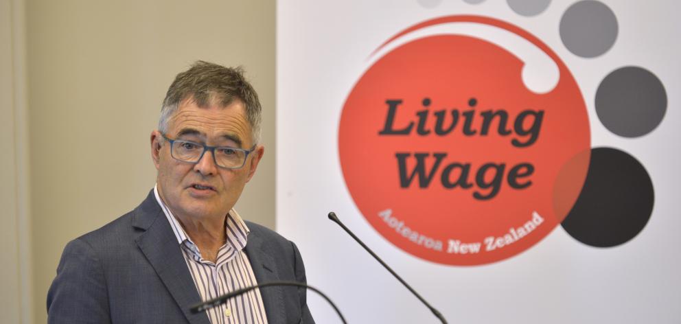 Dave Cull speaks at the announcement of the DCC living wage this afternoon. Photo: Gerard O'Brien Dave Cull speaks at the announcement of the DCC living wage this afternoon. Photo: Gerard O'Brien