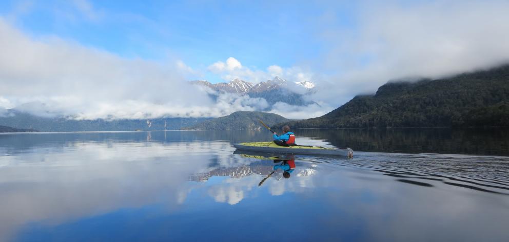 Dorota in her kayak. Photos: Alina Suchanski 