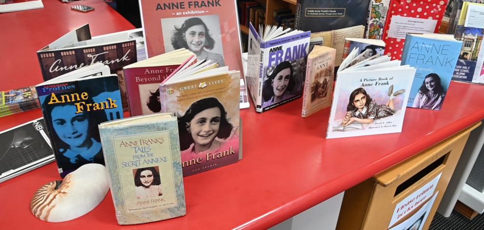 The Anne Frank exhibition is on display at Otago Girls' High School.  Photo: The South Today
