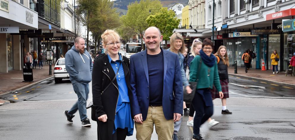 Steve Walker and Sophie Barker, who will today be sworn in as co-deputies of the Dunedin City...