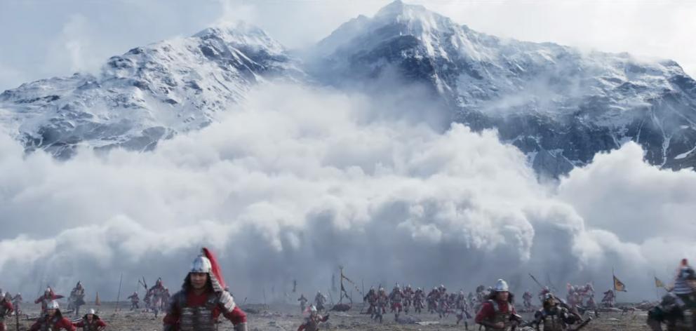 The mountains of the Ahuriri Valley form a spectacular backdrop for a new Disney offering — a...