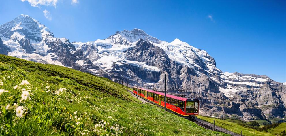 The Jungfrau Railway. 