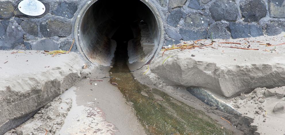 Wastewater outlet at Browns Bay,in Auckland. Photo: Getty Images