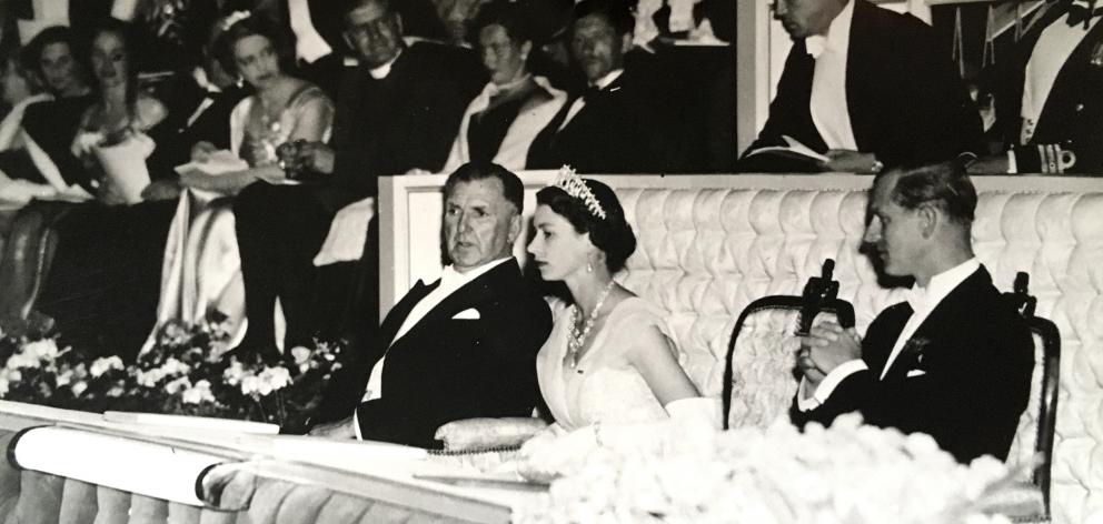 Photographs of Queen Elizabeth, touring New Zealand in 1954, taken by the late Gordon Binsted.
