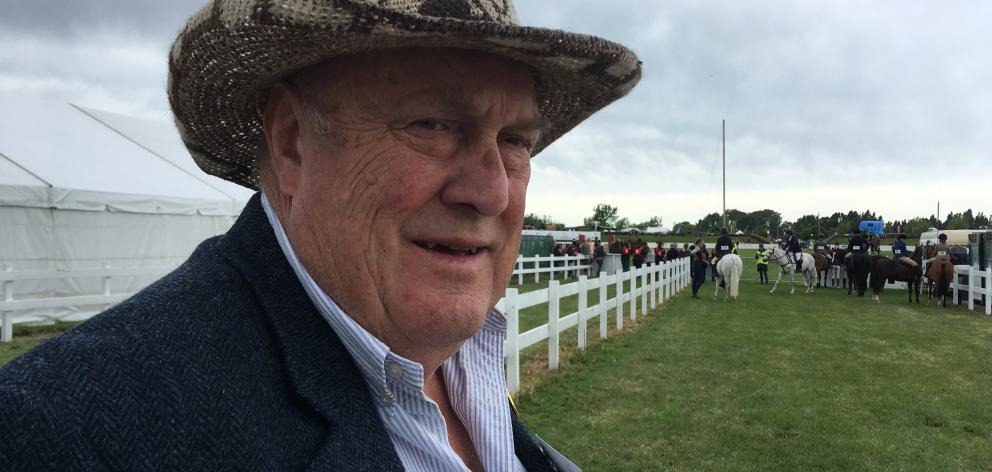 Canterbury A&P Association board chairman Stewart Mitchell was pleased with the show crowd on...