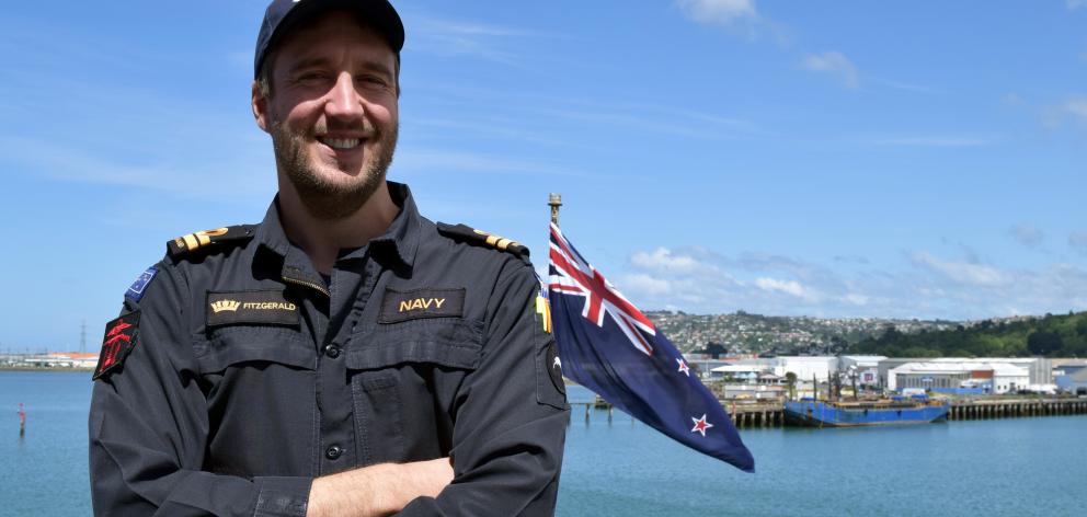 Dunedin-born and raised Lieutenant Brett Fitzgerald returned to his hometown last week aboard...