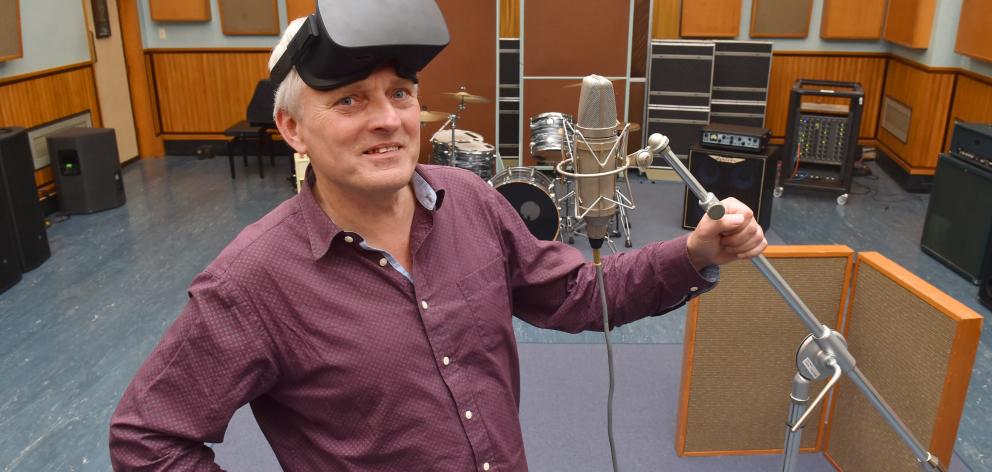 Prof Holger Regenbrecht is working on a project to create a virtual copy of the soon-to-be-demolished recording studio in Albany St. Photo: Gregor Richardson