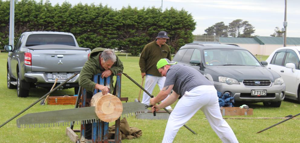 Nicholas Corbin, of Christchurch, was one of about 40 people competing in Riverton yesterday as...