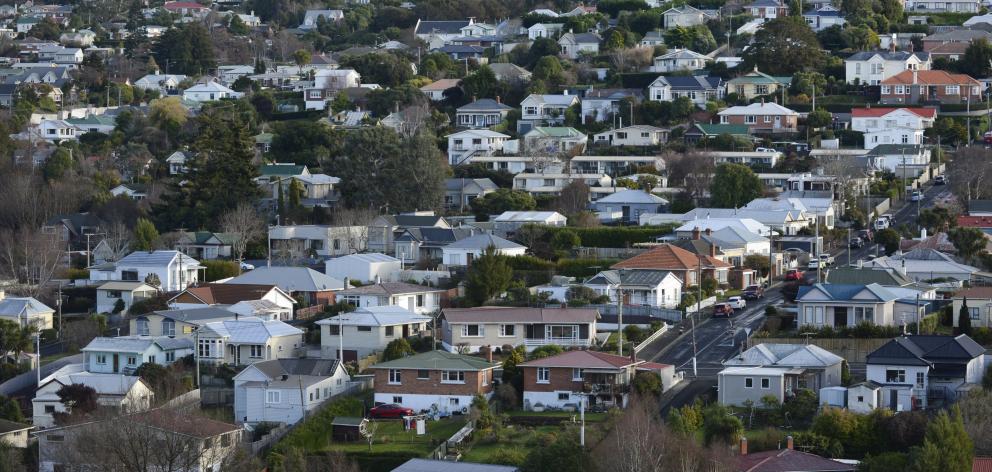 House prices across Otago rose 14.4% in the past 12 months. PHOTO: GERARD O’BRIEN