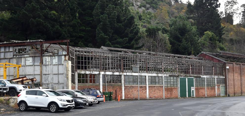 The former and Stevenson and Cook foundry building in Port Chalmers. PHOTO PETER MCINTOSH

