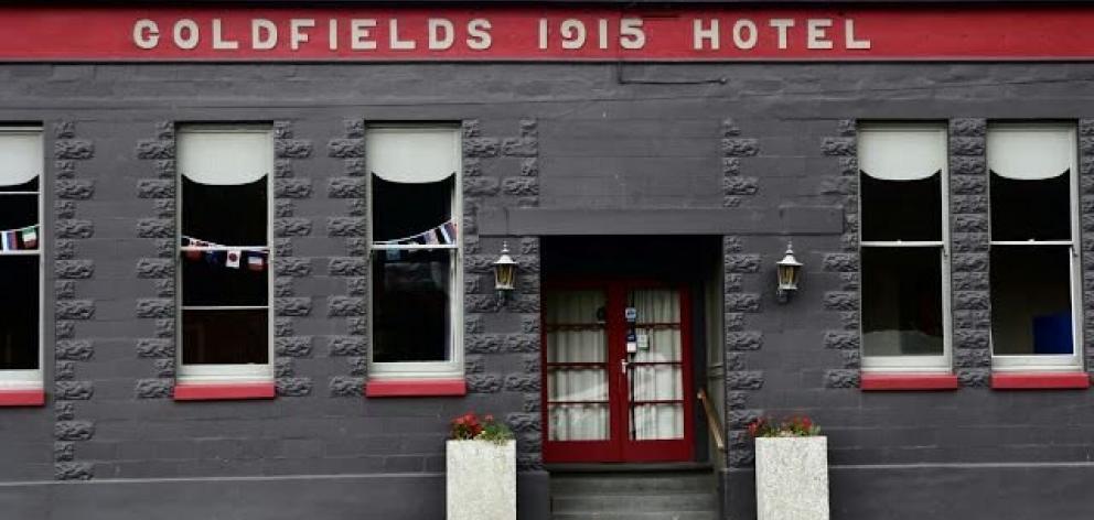 A street view of the old Goldfields Hotel in Roxburgh. Photo: Supplied