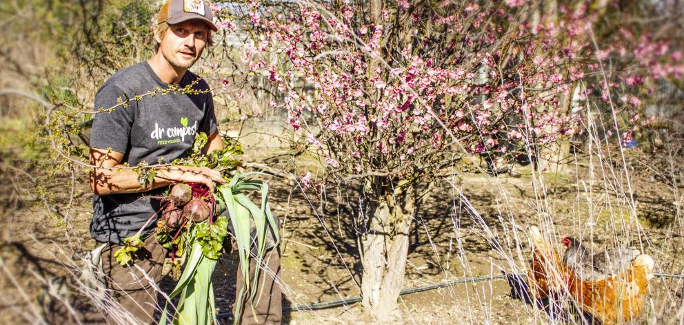 Ben Elms, of Wanaka, hosts horticultural workshops to help the wider community achieve success in the garden. PHOTO: ALEXIA JOHNSTON