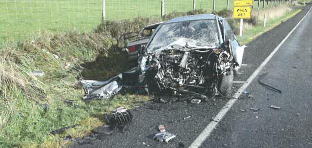 A man died in the collision that caused Chris Wesley’s injuries in 2009. Photo: Supplied