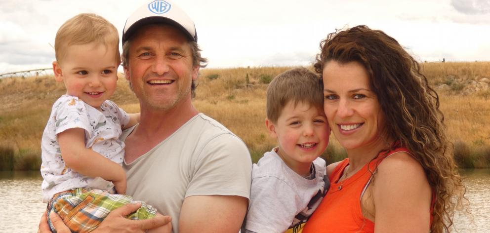 Reporter and television presenter Matt Chisholm and wife Ellen enjoy the Central Otago...