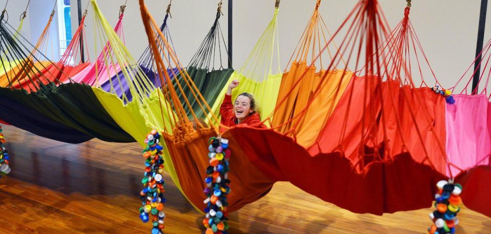 Rede Social (detail), by Opavivara!, ‘‘Opavivara!’’, Opavivara! (Dunedin Public Art Gallery). Courtesy of the artists and A Gentil Carioca Gallery. Photo: Justin Spiers