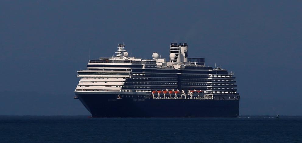 The Westerdam makes for Sihanoukville port in Cambodia on Thursday. Photo: Reuters 