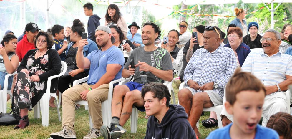 A big crowd turned out for the celebration. PHOTOS: CHRISTINE O’CONNOR