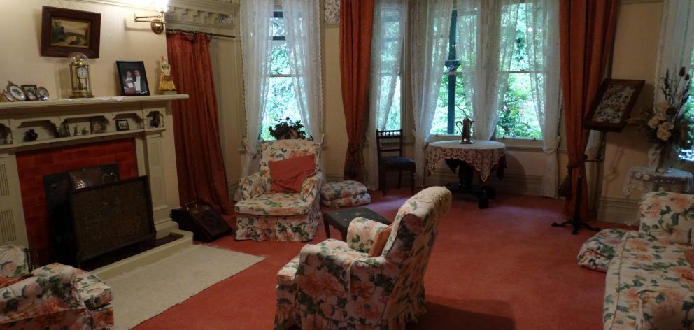 Burnside’s drawing room is a favourite with guests.