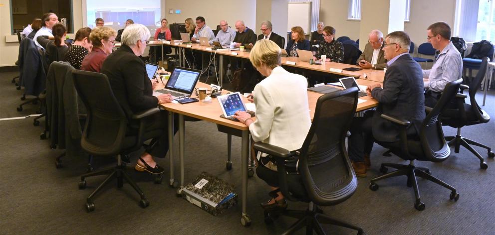 The new Southern District Health Board held its first full meeting yesterday. Photo: Linda Robertson