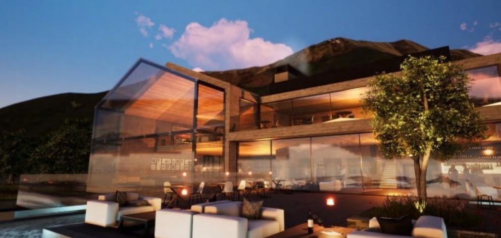 Coherent Hotel Ltd's proposed Aspen Grove hotel. Photo: Supplied