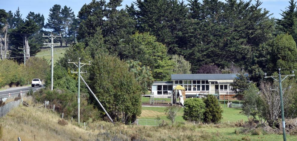 Flag Swamp School, on State Highway1 south of Palmerston, is set to close at the end of this term. Photo: Gregor Richardson