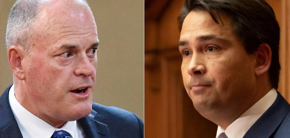 Todd Muller, left, is publicly challenging Simon Bridges for the National leadership. Photos: NZ...