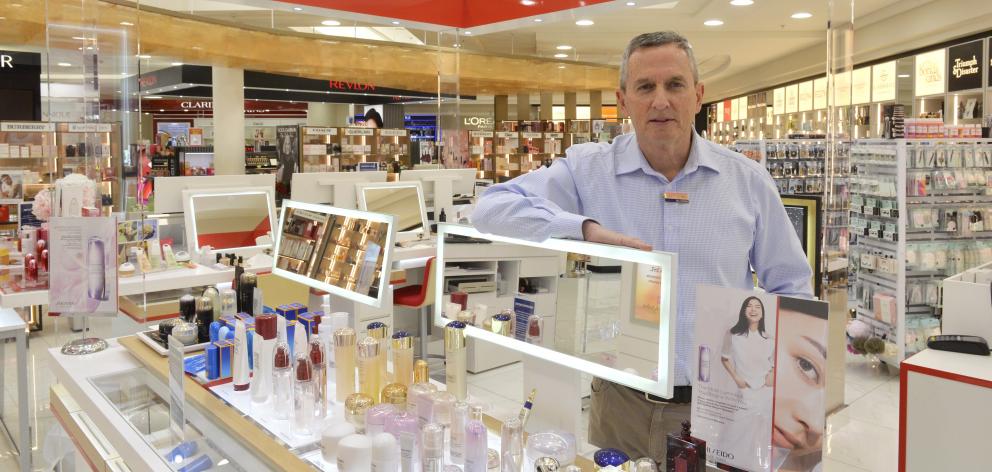 H&J Smith chief executive John Green in the Dunedin store in the Meridian Mall last week. PHOTO:...