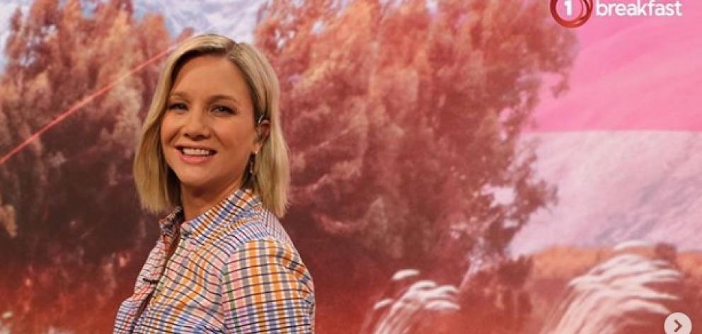 Hayley Holt made the announcement live on Breakfast this morning. Photo: Instagram