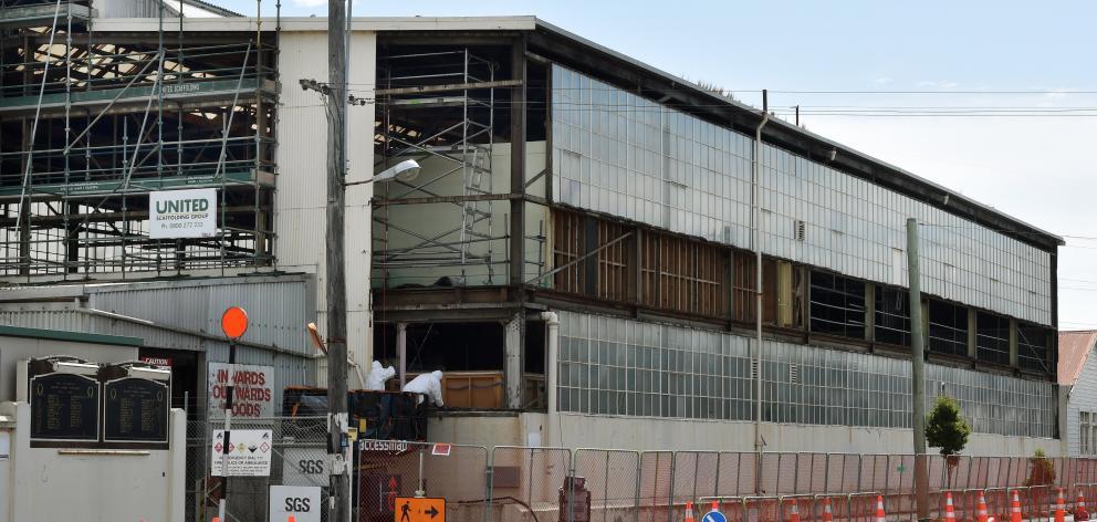 Contractors are demolishing disused and dilapidated buildings on the Hillside site to make way...