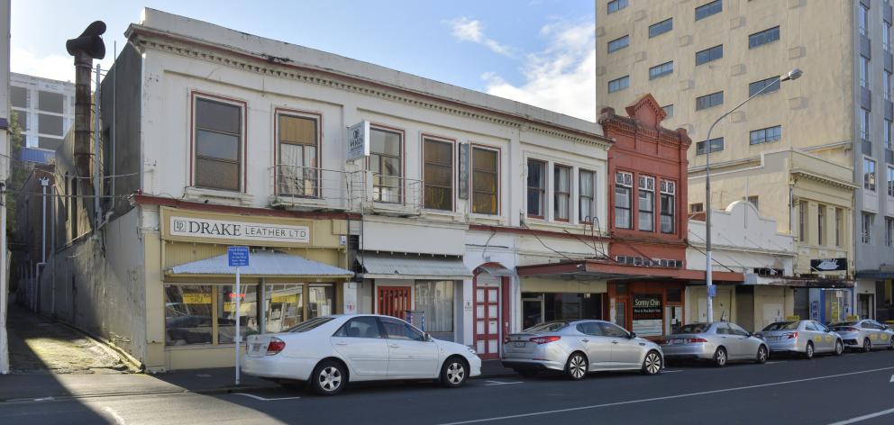 The Rattray St buildings, formerly owned by Dunedin’s Chin family, have been sold. PHOTOS: GERARD...