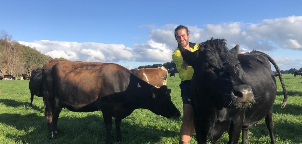 Jakeb Lawson enjoys working as a farm assistant on a Woodlands dairy farm and is  progressing to...